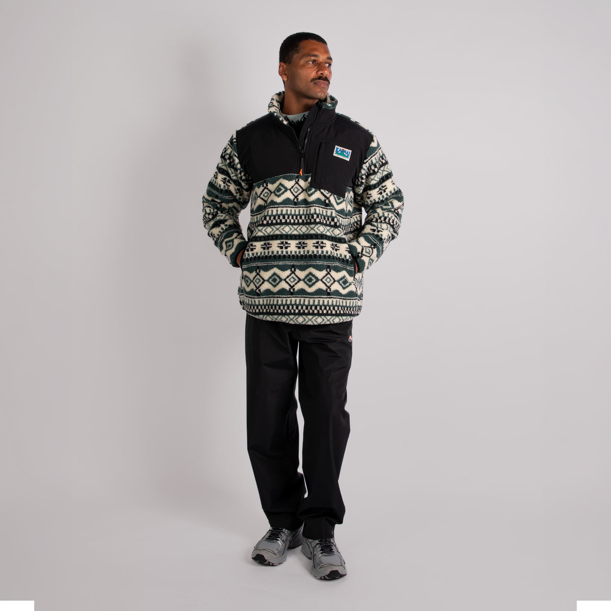 Men's Alpine Ikat Fleece
