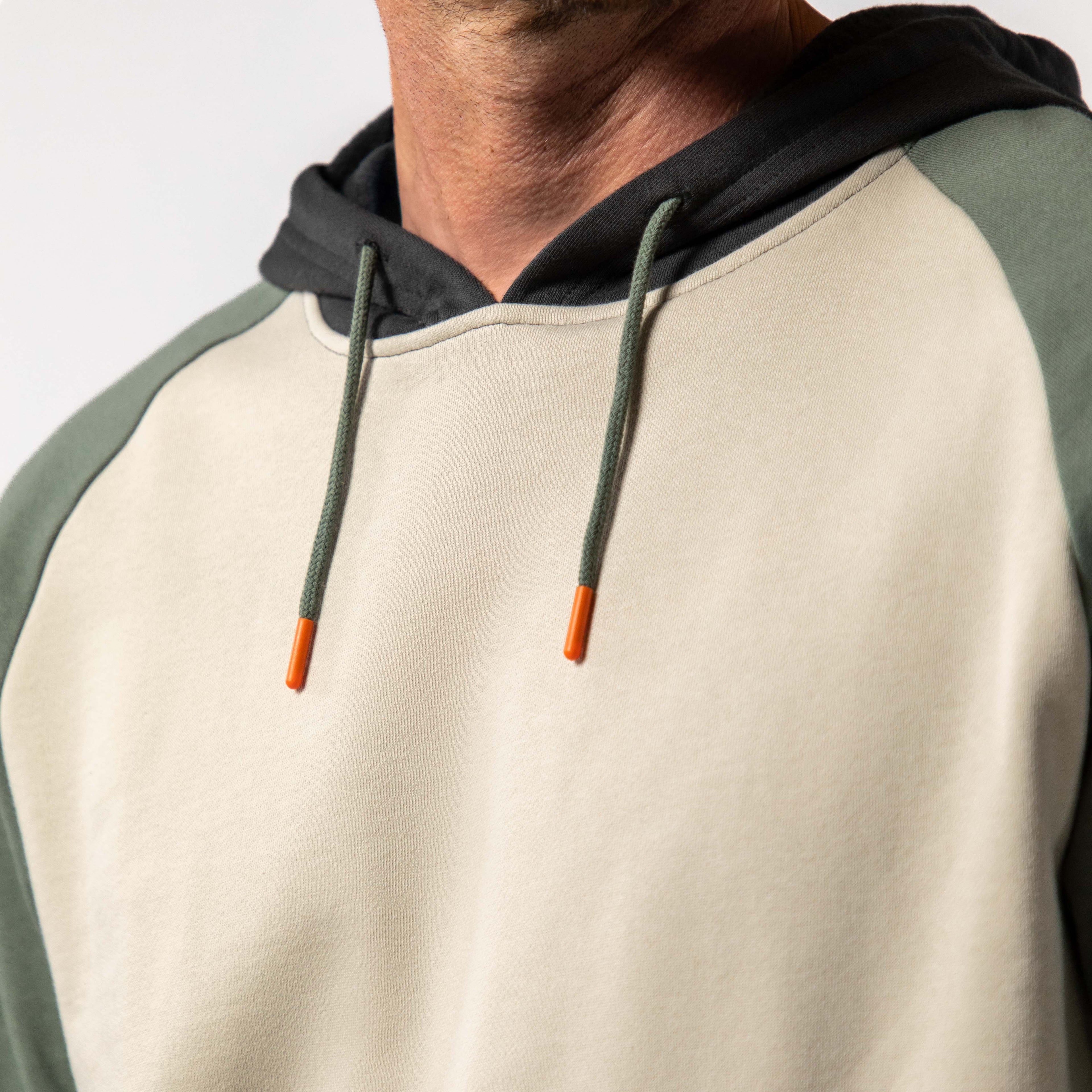 Men's Colour Block Hoodie