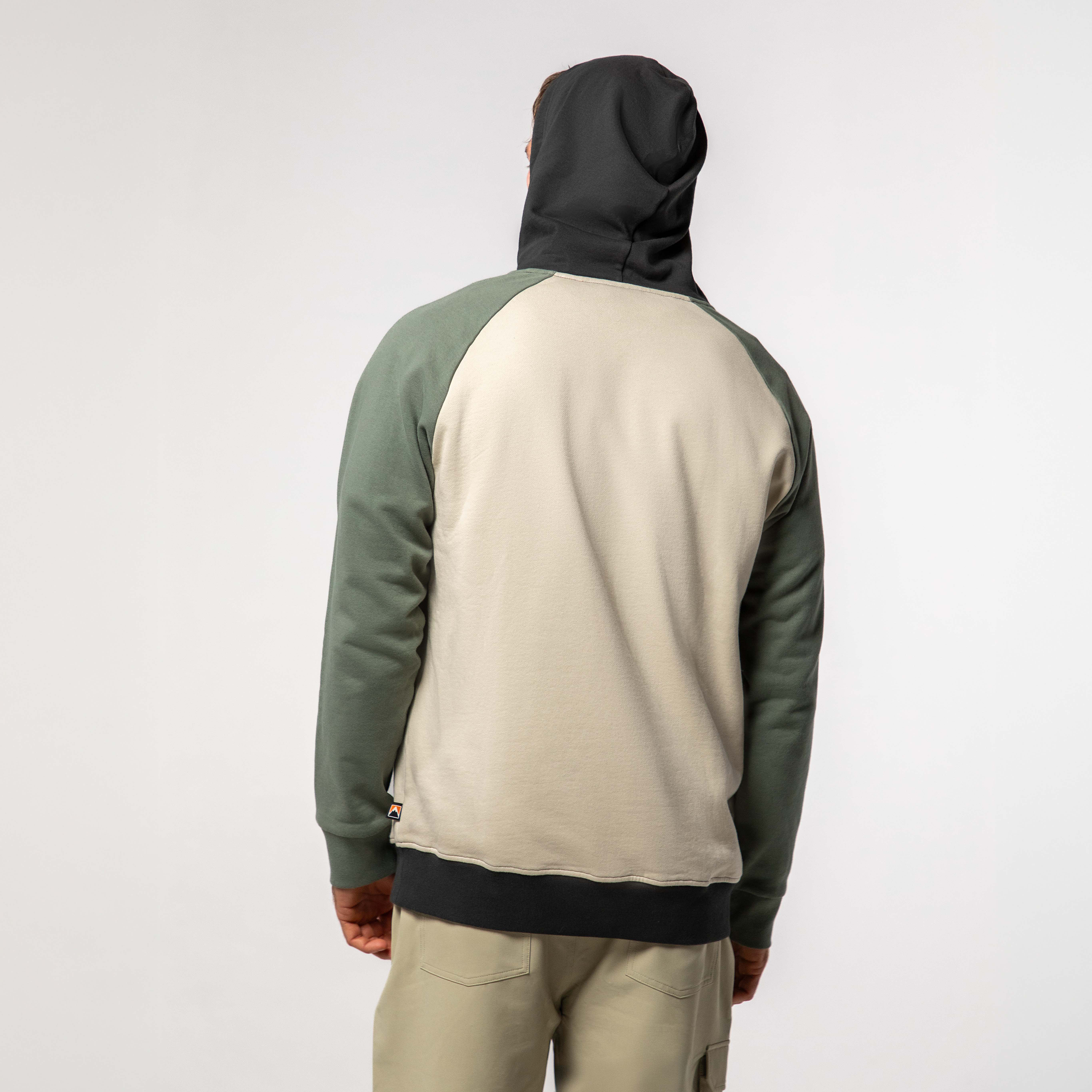 Men's Colour Block Hoodie