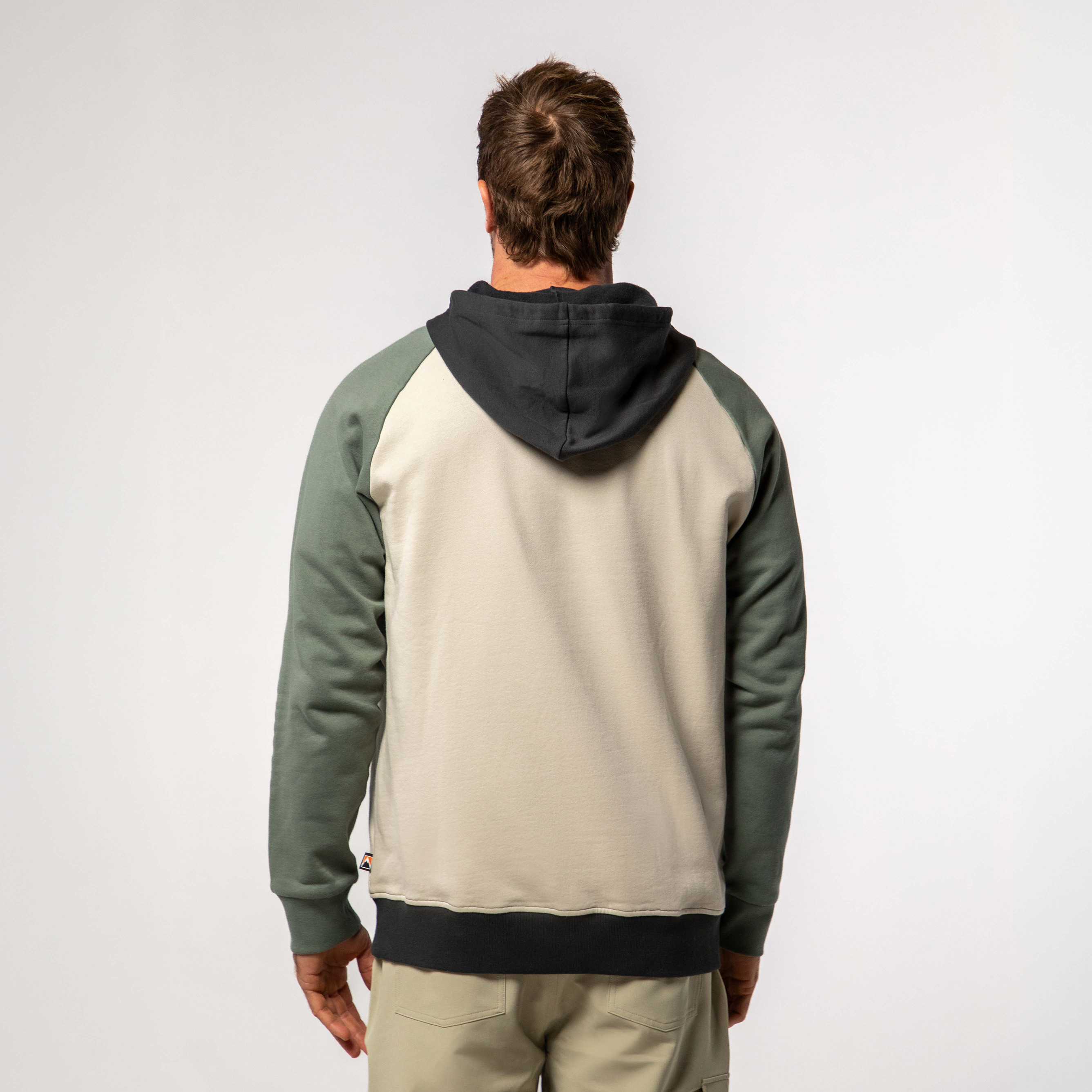 Men's Colour Block Hoodie